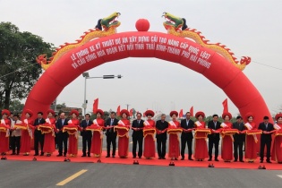 Thông xe kỹ thuật Quốc lộ 37 và cầu sông Hóa nối Thái Bình với TP. Hải Phòng