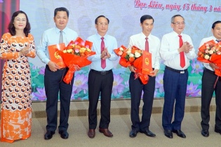 Bạc Liêu bổ nhiệm 4 Giám đốc Sở