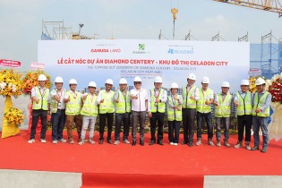 Gamuda Land hoàn thành cất nóc Diamond Centery đúng tiến độ