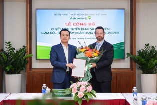 Vietcombank có Giám đốc Trung tâm ngân hàng số là người nước ngoài