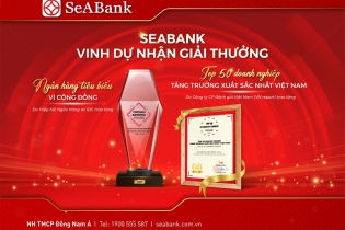 SeABank được vinh danh Ngân hàng tiêu biểu vì cộng đồng 2022