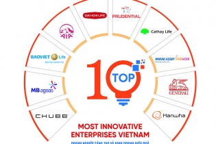 Top 10 Doanh nghiệp Sáng tạo và Kinh doanh hiệu quả Việt Nam 2023 ngành bảo hiểm