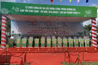 Khởi công Dự án cao tốc Cao Lãnh - An Hữu vốn đầu tư gần 6.000 tỷ đồng
