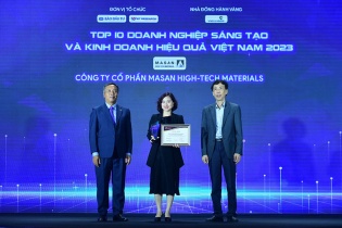 Masan High-Tech Materials được vinh danh Top 10 Doanh nghiệp Sáng tạo và Kinh doanh hiệu quả