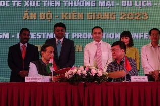 Doanh nghiệp Ấn Độ tìm hiểu cơ hội đầu tư, thương mại, du lịch tại Kiên Giang