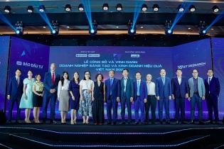 Tổ chức thành công Lễ công bố và vinh danh Doanh nghiệp sáng tạo và Kinh doanh hiệu quả Việt Nam 2023