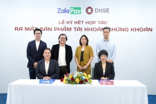 DNSE và ZaloPay hợp tác, ra mắt sản phẩm hỗ trợ đầu tư chứng khoán đầu tiên trên ví điện tử