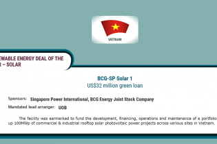The Asset vinh danh thương vụ giải ngân 31,5 triệu USD cho BCG - SP Solar 1