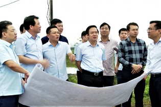 Ninh Bình đẩy nhanh tiến độ xây dựng tuyến đường Đông - Tây