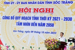 Công bố Quy hoạch tỉnh Sóc Trăng thời kỳ 2021-2030, tầm nhìn đến 2050