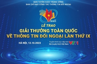 Giải thưởng toàn quốc về thông tin đối ngoại lần thứ IX