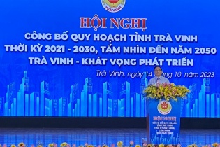Thủ tướng Chính phủ dự Lễ công bố quy hoạch Trà Vinh đến năm 2050