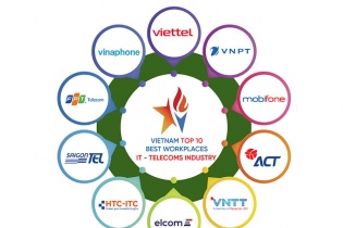 Công bố Top 10 Nơi làm việc tốt nhất ngành Công nghệ thông tin - Viễn thông 2023