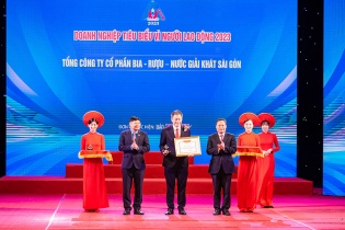 SABECO được vinh danh "Doanh nghiệp tiêu biểu vì người lao động"