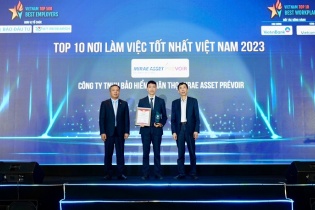Mirae Asset Prévoir trong Top 10 Nơi làm việc tốt nhất ngành bảo hiểm nhân thọ Việt Nam năm 2023