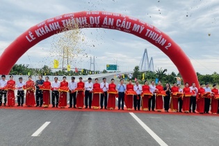 Khánh thành cầu Mỹ Thuận 2: Nối thông tuyến cao tốc từ TP.HCM về Cần Thơ