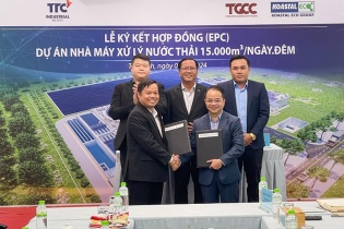 KCN Thành Thành Công xây dựng nhà máy xử lý nước thải công suất 15.000 m3