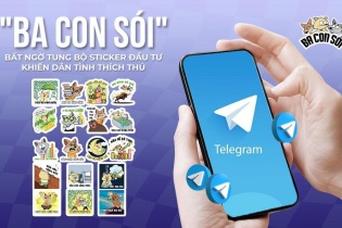 Ba Con Sói bất ngờ tung bộ sticker hài hước dành riêng cho giới đầu tư dịp Tết 2024