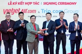 Vietjet hợp tác Tập đoàn Trip.com tăng cường trải nghiệm cho khách hàng toàn cầu
