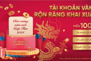 Tài khoản vàng, rộn ràng khai xuân cùng VietinBank
