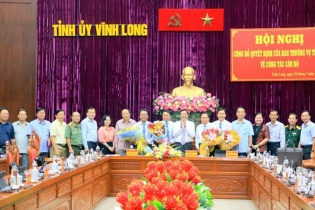 Vĩnh Long điều động, bổ nhiệm nhiều cán bộ chủ chốt