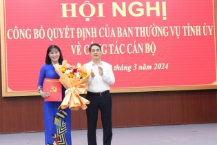 Phó chủ tịch UBND tỉnh Hậu Giang Hồ Thu Ánh giữ chức Bí thư Huyện ủy Vị Thủy