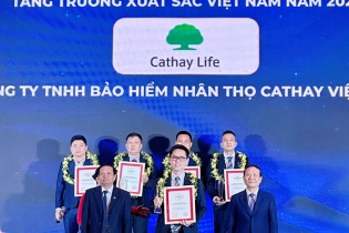 Cathay Life Việt Nam vào "Top 50 doanh nghiệp tăng trưởng xuất sắc nhất Việt Nam năm 2024"