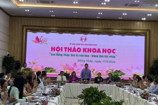 Nâng tầm vị thế và hội nhập văn hóa sen Tháp Mười