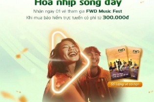 Nhận ngay vé tham dự đại nhạc hội FWD Music fest 2024 khi mua bảo hiểm trực tuyến với phí chỉ từ 300.000 VND