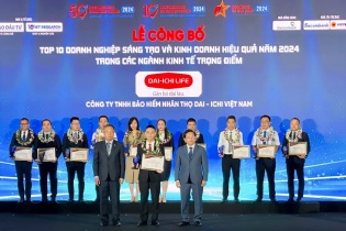 Dai-ichi Life Việt Nam đạt giải thưởng kép tại Diễn đàn Doanh nghiệp Việt Nam - Sáng tạo và Kinh doanh hiệu quả năm 2024