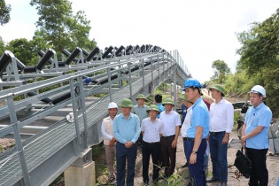 Đẩy nhanh tiến độ Dự án hệ thống băng tải than từ kho G9 đi cảng Hóa Chất - Mông Dương
