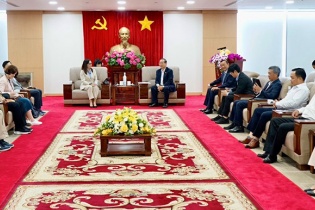 Lãnh đạo tỉnh Bình Dương tiếp đoàn lãnh đạo Ngân hàng Phát triển châu Á (ADB)