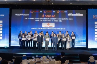 LOTTE Mart được vinh danh Doanh nghiệp Sáng tạo và Kinh doanh hiệu quả 2024