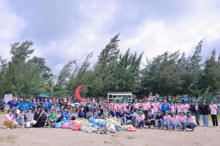 C.P. Việt Nam tham gia làm sạch bờ biển Phước Hưng - Hưởng ứng "Ngày Quốc tế làm sạch biển 2024"