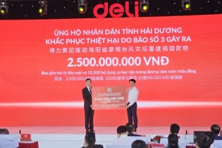 Deli Việt Nam khẳng định vai trò cộng đồng qua cứu trợ bão Yagi