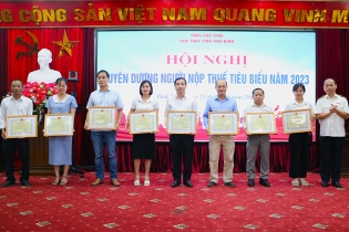 Thái Bình biểu dương 26 doanh nghiệp nộp thuế tiêu biểu