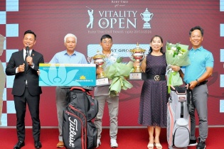 Giải gôn Vitality Golf Tournament 2024 tổ chức thành công trên sân gôn đẳng cấp Ruby Tree Golf Resort