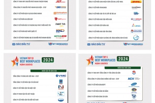 Công bố Top 10 Nơi làm việc tốt nhất Việt Nam 2024 ngành Logistics