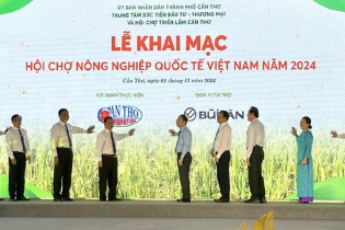 Gần 400 gian hàng trưng bày sản phẩm tại Hội chợ Nông nghiệp Quốc tế Việt Nam năm 2024