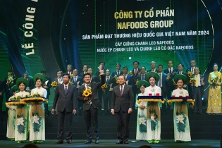 Sản phẩm Nafoods Group được công nhận Thương hiệu Quốc gia 2024