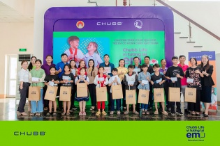 Chương trình “Chubb Life - Vì tương lai em” hỗ trợ giáo dục cho trẻ em trên cả nước