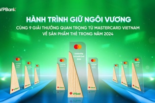 VPBank 5 năm liên tiếp được Mastercard vinh danh nhiều giải thưởng danh giá