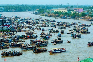 Cần Thơ đón 345.000 lượt khách tham quan trong dịp Tết Nguyên đán Ất Tỵ 2025