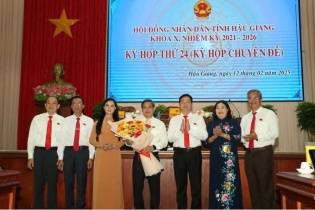 Hậu Giang có tân Chủ tịch HĐND, Chủ tịch và Phó chủ tịch UBND tỉnh