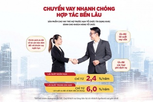 Agribank tiếp tục triển khai cho vay trả nợ trước hạn tổ chức tín dụng khác trong năm 2025