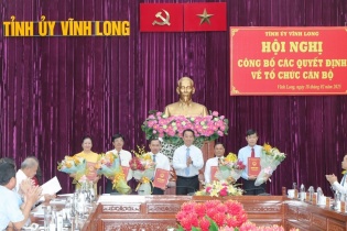 Ông Phạm Minh Thiện giữ chức Giám đốc Sở Tài chính tỉnh Vĩnh Long