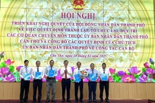 Ông Lê Thanh Tâm giữ chức Giám đốc Sở Tài chính TP. Cần Thơ