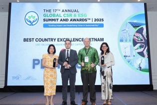 Vinmec 2 năm liên tiếp nhận giải thưởng quốc tế về trách nhiệm xã hội và phát triển bền vững