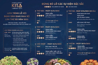 Lễ hội Bánh dân gian Nam Bộ 2025 - Sự kiện không thể bỏ lỡ tại Khu đô thị sân bay KITA Airport City