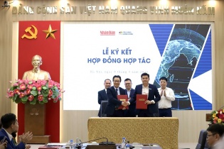 FPT Long Châu và Báo Nhân Dân hợp tác và phát triển bền vững vì sức khỏe người Việt